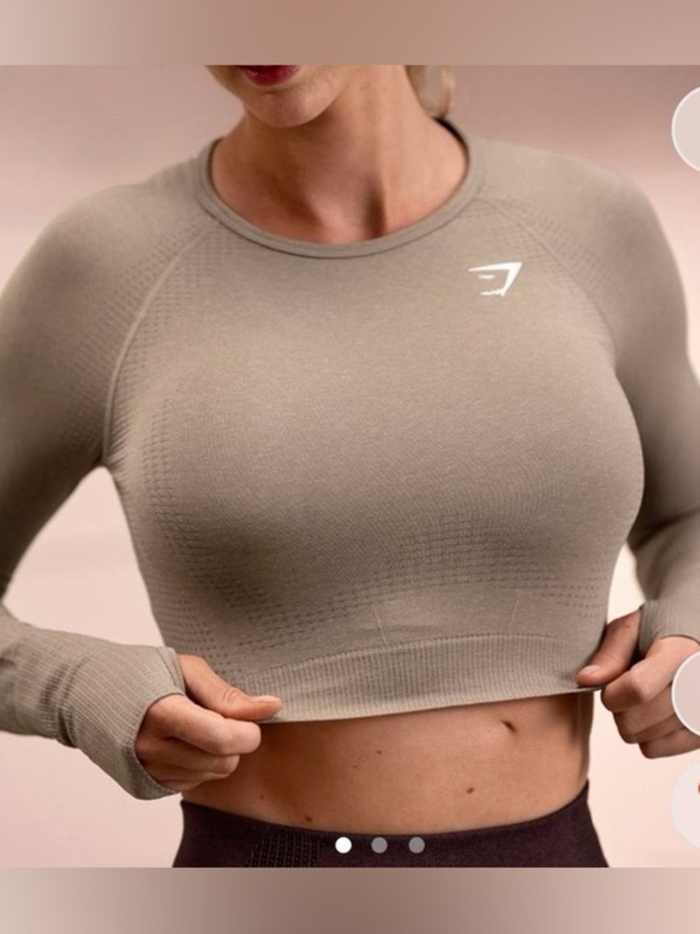 Gymshark Vital Seamless Long Sleeve Crop M